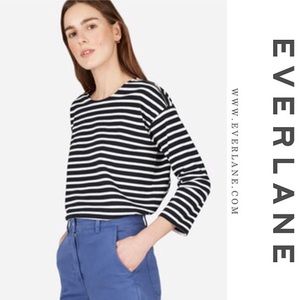 Everlane Breton Cotton Stripe Sweater/Tee